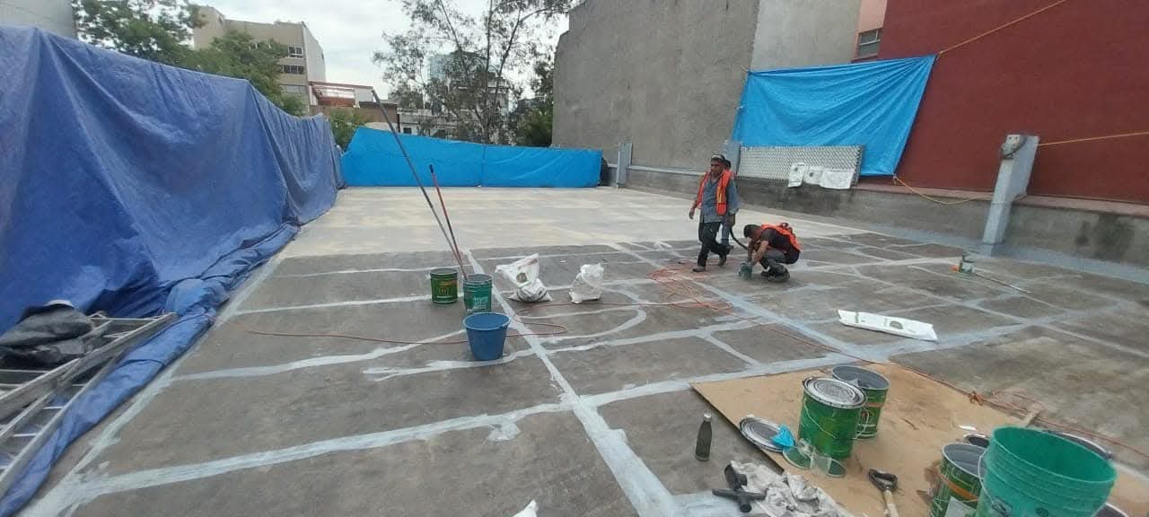 Impermeabilizante de poliuretano para áreas con movimientos